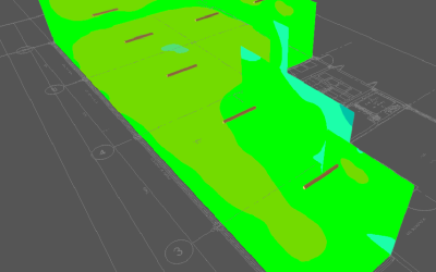 Lighting simulation using Dialux